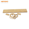 Hengko Custom 0.2 0.5 a 100 micron Inconel Bronze 316L Acero inoxidable Metal Filters Micropory Filters Sheet